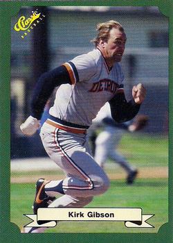 1987 Classic #9 Kirk Gibson Front
