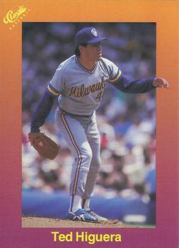 1989 Classic #136 Ted Higuera Front
