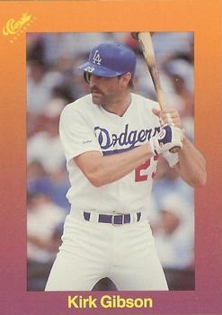 1989 Classic #120 Kirk Gibson Front