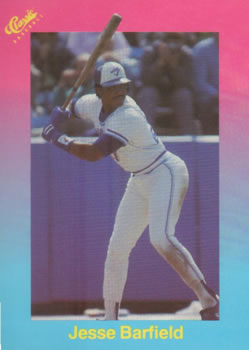 1989 Classic #66 Jesse Barfield Front
