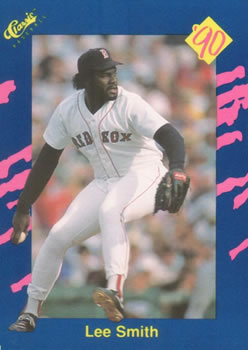 1990 Classic Blue #137 Lee Smith Front