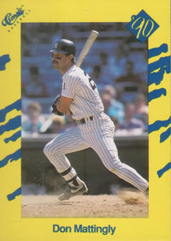 1990 Classic Yellow #T12 Don Mattingly Front