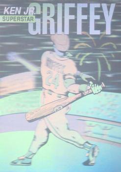 1992 Arena Kid Griff Holograms Silver #NNO Ken Griffey Jr. Front