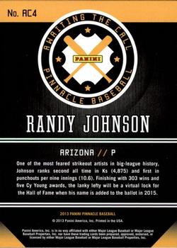 2013 Pinnacle - Awaiting the Call #AC4 Randy Johnson Back