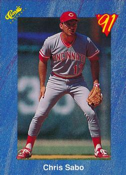 1991 Classic I #T26 Chris Sabo Front