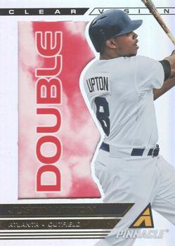 2013 Pinnacle - Clear Vision Hitting Double #CV46 Justin Upton Front