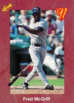 1991 Classic II #T46 Fred McGriff Front