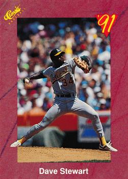 1991 Classic II #T89 Dave Stewart Front