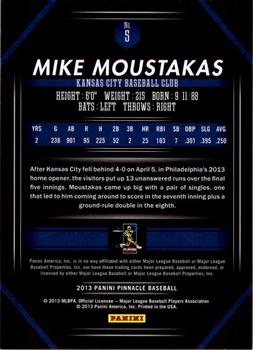 2013 Pinnacle - Museum Collection #5 Mike Moustakas Back