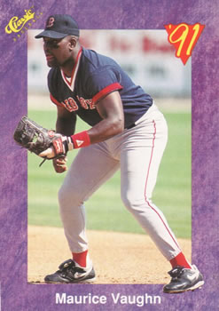 1991 Classic #152 Maurice Vaughn Front