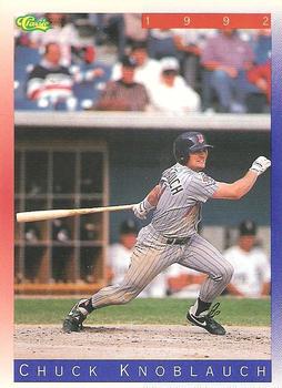 1992 Classic II #T71 Chuck Knoblauch Front