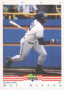 1992 Classic Best #94 Mel Nieves Front
