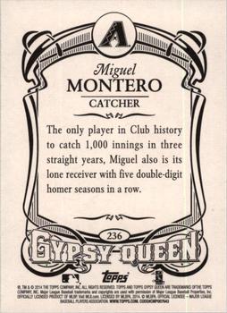 2014 Topps Gypsy Queen #236 Miguel Montero Back