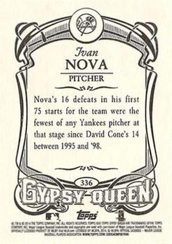 2014 Topps Gypsy Queen #336 Ivan Nova Back