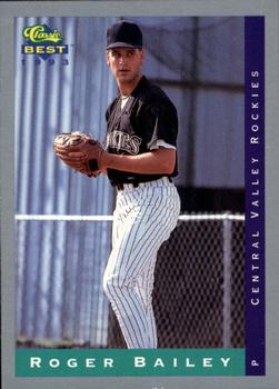 1993 Classic Best #94 Roger Bailey Front
