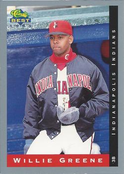 1993 Classic Best #194 Willie Greene Front