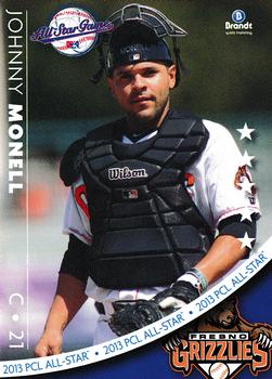 2013 Brandt Pacific Coast League All-Stars #17 Johnny Monell Front