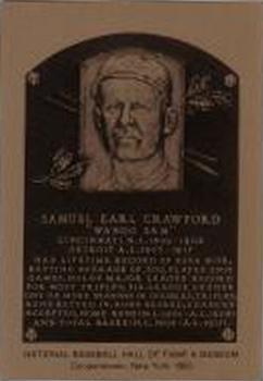 1981-89 Official Hall of Fame Metallic Plaques #NNO Sam Crawford Front