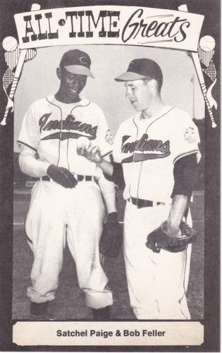 1973-80 TCMA All-Time Greats Postcards #NNO Satchel Paige / Bob Feller Front