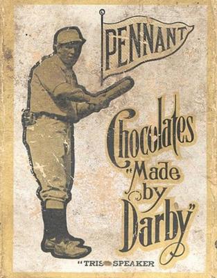 1910 Darby's Chocolates E271 #NNO Tris Speaker Front