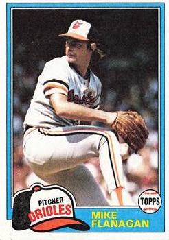 1981 Topps #10 Mike Flanagan Front