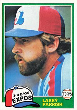 1981 Topps #15 Larry Parrish Front