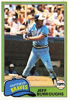 1981 Topps #20 Jeff Burroughs Front