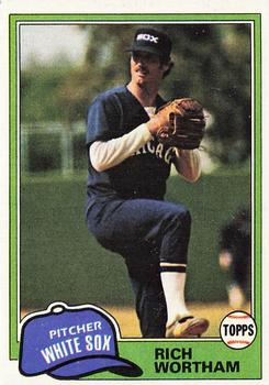 1981 Topps #107 Rich Wortham Front