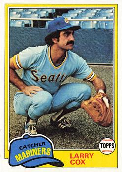 1981 Topps #249 Larry Cox Front