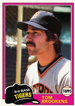 1981 Topps #251 Tom Brookens Front