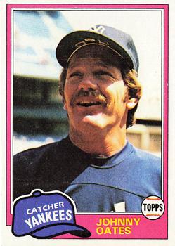 1981 Topps #303 Johnny Oates Front