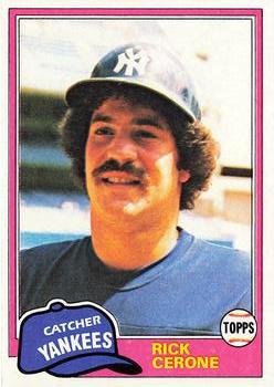 1981 Topps #335 Rick Cerone Front