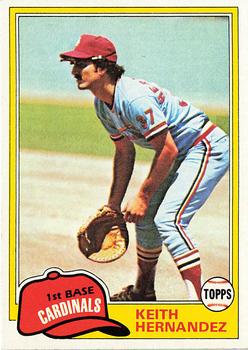 1981 Topps #420 Keith Hernandez Front