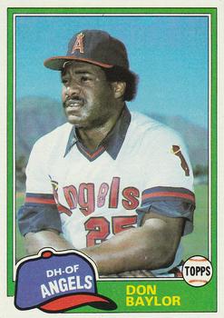 1981 Topps #580 Don Baylor Front