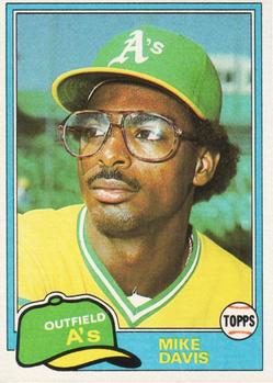 1981 Topps #364 Mike Davis Front