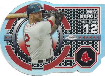 2013 Topps Chrome - Dynamic Die Cuts #DY-MN Mike Napoli Front