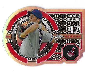 2013 Topps Chrome - Dynamic Die Cuts #DY-TB Trevor Bauer Front