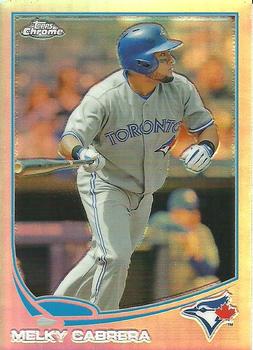 2013 Topps Chrome - Refractors #15 Melky Cabrera Front