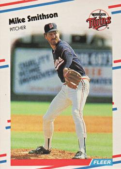 1988 Fleer - Glossy #23 Mike Smithson Front