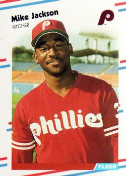1988 Fleer - Glossy #306 Mike Jackson Front