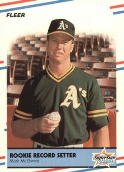 1988 Fleer - Glossy #629 Mark McGwire Front