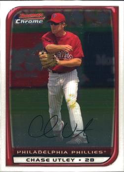 2008 Bowman Chrome #121 Chase Utley Front