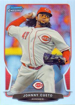 2013 Bowman Chrome - Refractors #117 Johnny Cueto Front