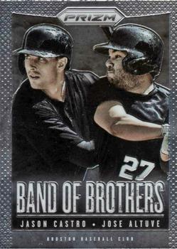 2013 Panini Prizm - Band of Brothers #BB20 Jason Castro / Jose Altuve Front