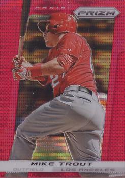 2013 Panini Prizm - Prizms Red Pulsar #159 Mike Trout Front