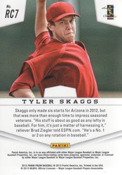 2013 Panini Prizm - Rookie Challengers #RC7 Tyler Skaggs Back