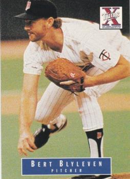 1997 Marquette Bank Minnesota Twins 1987 10th Anniversary #NNO Bert Blyleven Front