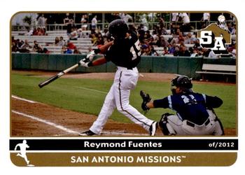 2012 Grandstand San Antonio Missions #18 Reymond Fuentes Front