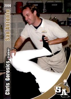 2006 Grandstand San Antonio Missions #4 Chris Gorosics Front