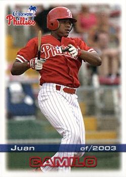 2003 Grandstand Clearwater Phillies #NNO Juan Camilo Front